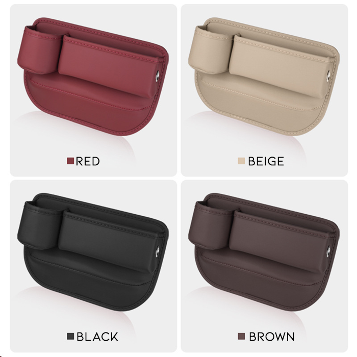 Car Leather Cup Holder Gap Bag